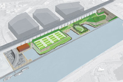 Bronx Terminal MArket Waterfront Park